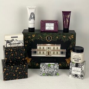 BEEKMAN 1802 BOUNTY BOX Arcadia & Fig Leaf GOAT MILK Body Hand Cream Bar Soap